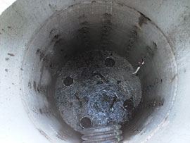 Dry well Inside