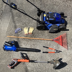 Tools for maintaining vegetation in stormwater facilities.