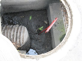 Problem Catch basin type 1 sediment defect
