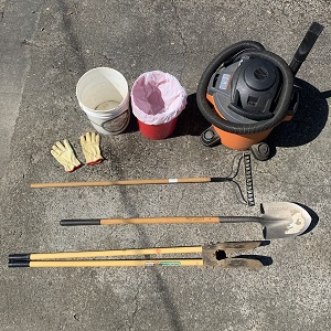 tools needed to maintain a field inlet