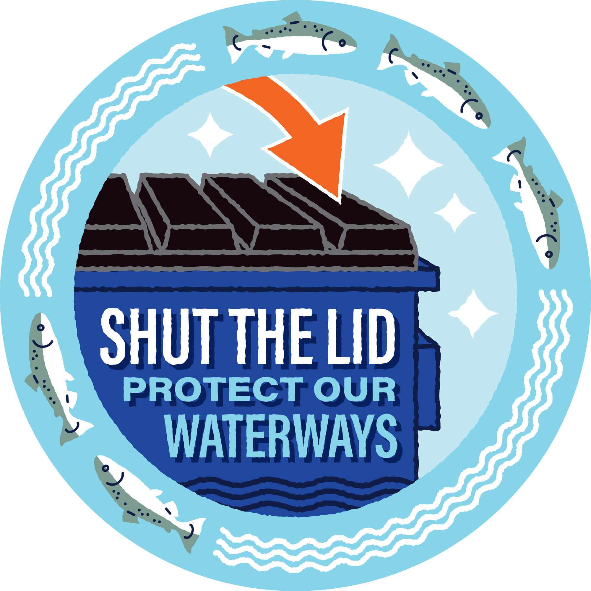 Dumpster Promo Sticker